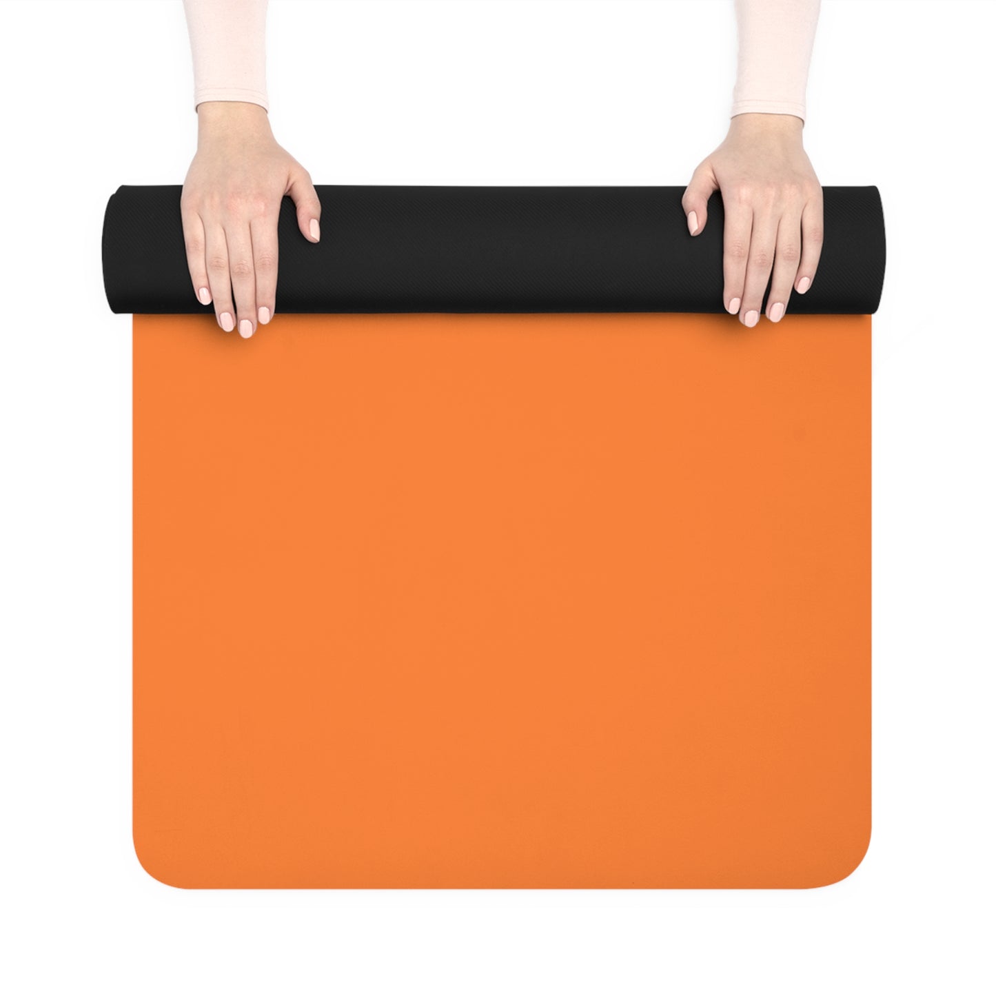 Inspirational Rubber Yoga Mat - "Your Space for Growth, Peace, and Joy"