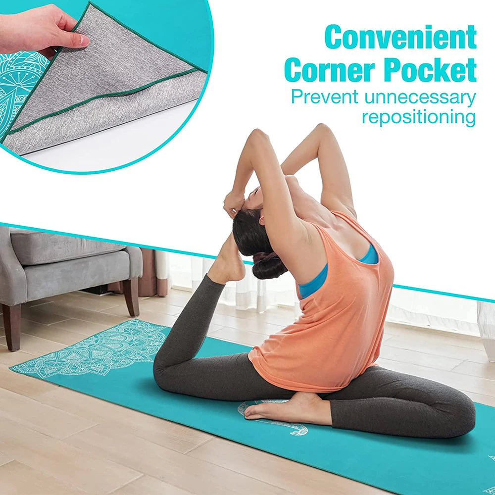 Non Slip Yoga Blankets ( No More Slipping On Your Mat)